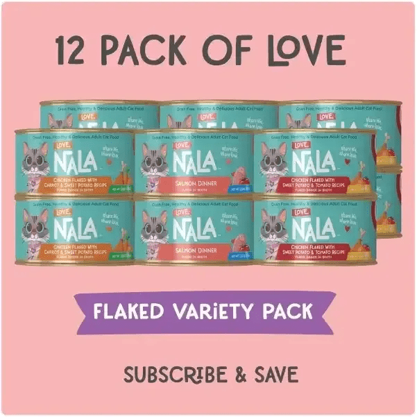 Love, Nala Flaked Variety Pack 2.8oz - 12 per Case - Talis Us