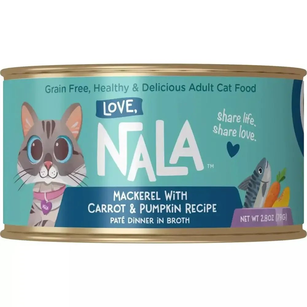 Love, Nala Mackerel Pate with Carrot & Pumpkin Recipe in Broth Cat Food 2.8oz - Talis Us