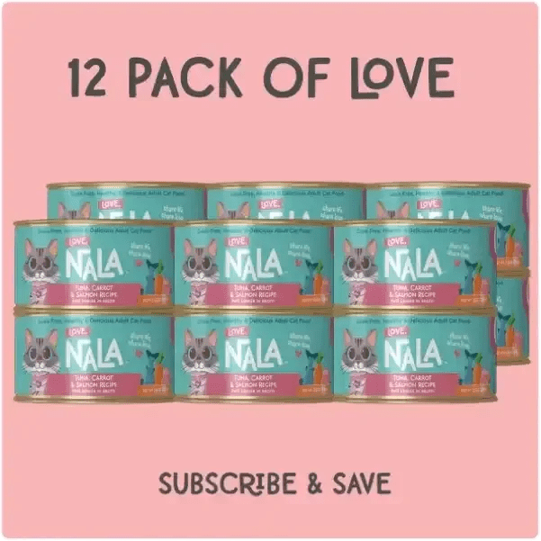 Love, Nala Tuna & Salmon Pate with Carrot Recipe Cat Food 2.8oz - Talis Us