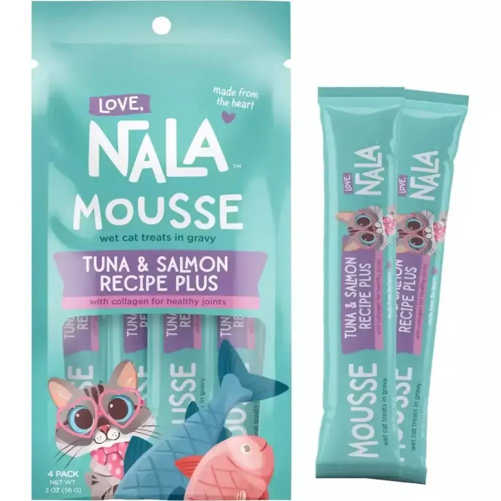 Love, Nala Tuna & Salmon Recipe Mousse Cat Treat .5oz Pouch - 4pk (2oz) - Talis Us