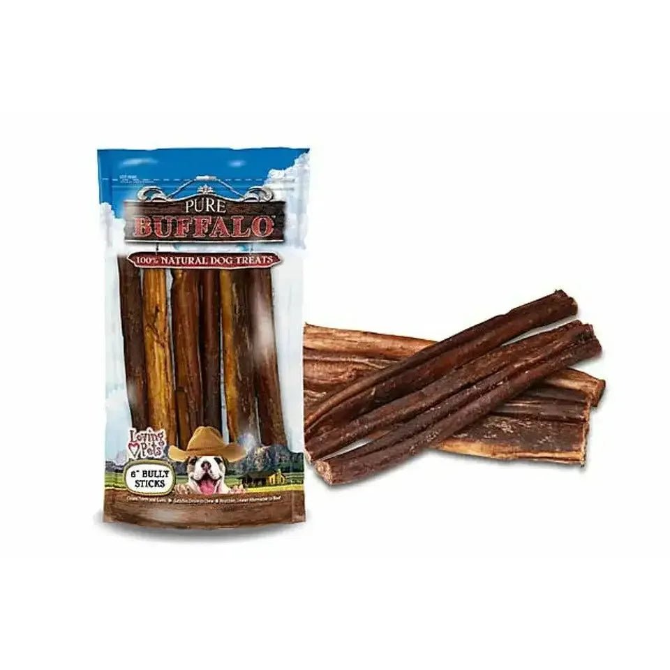 Loving Pets Pure Buffalo Bully Sticks Dog Treats - Talis Us