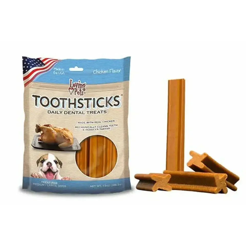 Loving Pets Toothsticks Chicken Dental Sticks for Dogs - Talis Us