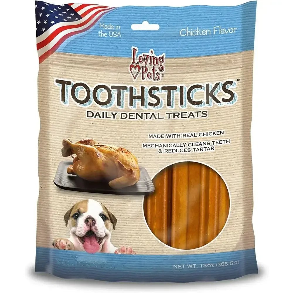 Loving Pets Toothsticks Chicken Dental Sticks for Dogs - Talis Us
