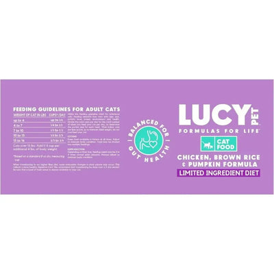 Lucy Pet Products Chicken, Brown Rice & Pumpkin Limited Ingredient Diet Cat Food - Talis Us