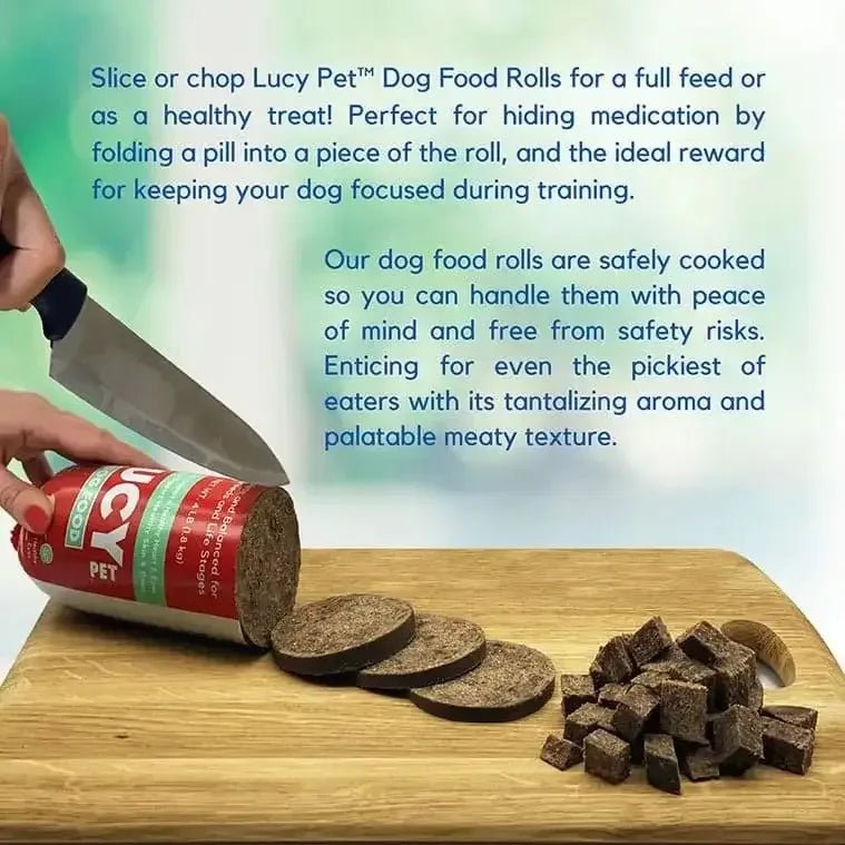 Lucy Pet Products Dog Food Roll Beef - Talis Us