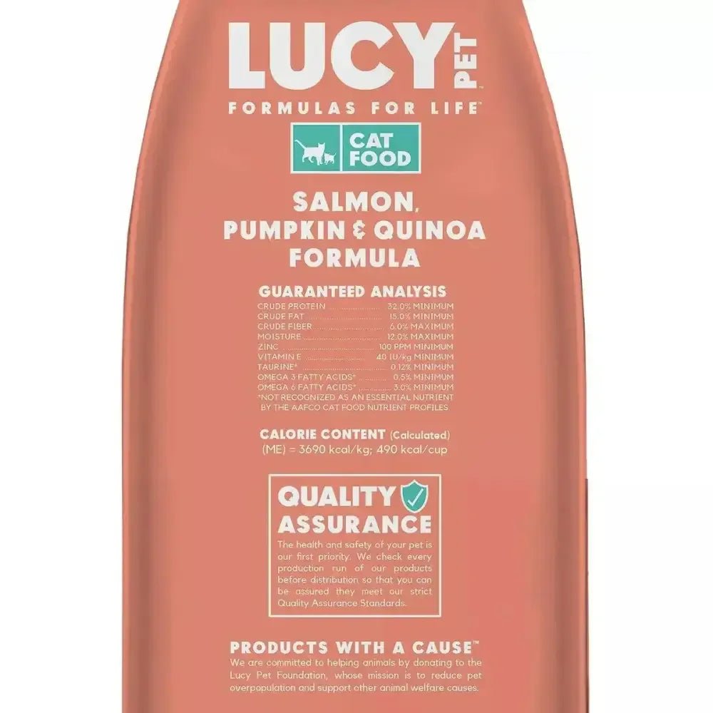 Lucy Pet Products Formulas for Life Dry Cat Food Salmon, Pumpkin & Quinoa - Talis Us