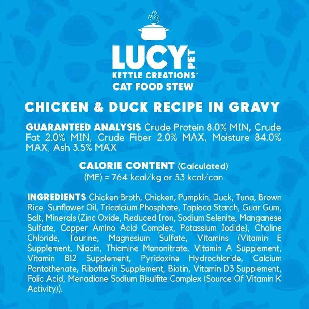 Lucy Pet Products Kettle Creations Adult Wet Cat Food 12ea/2.75 oz Lucy Pet Products