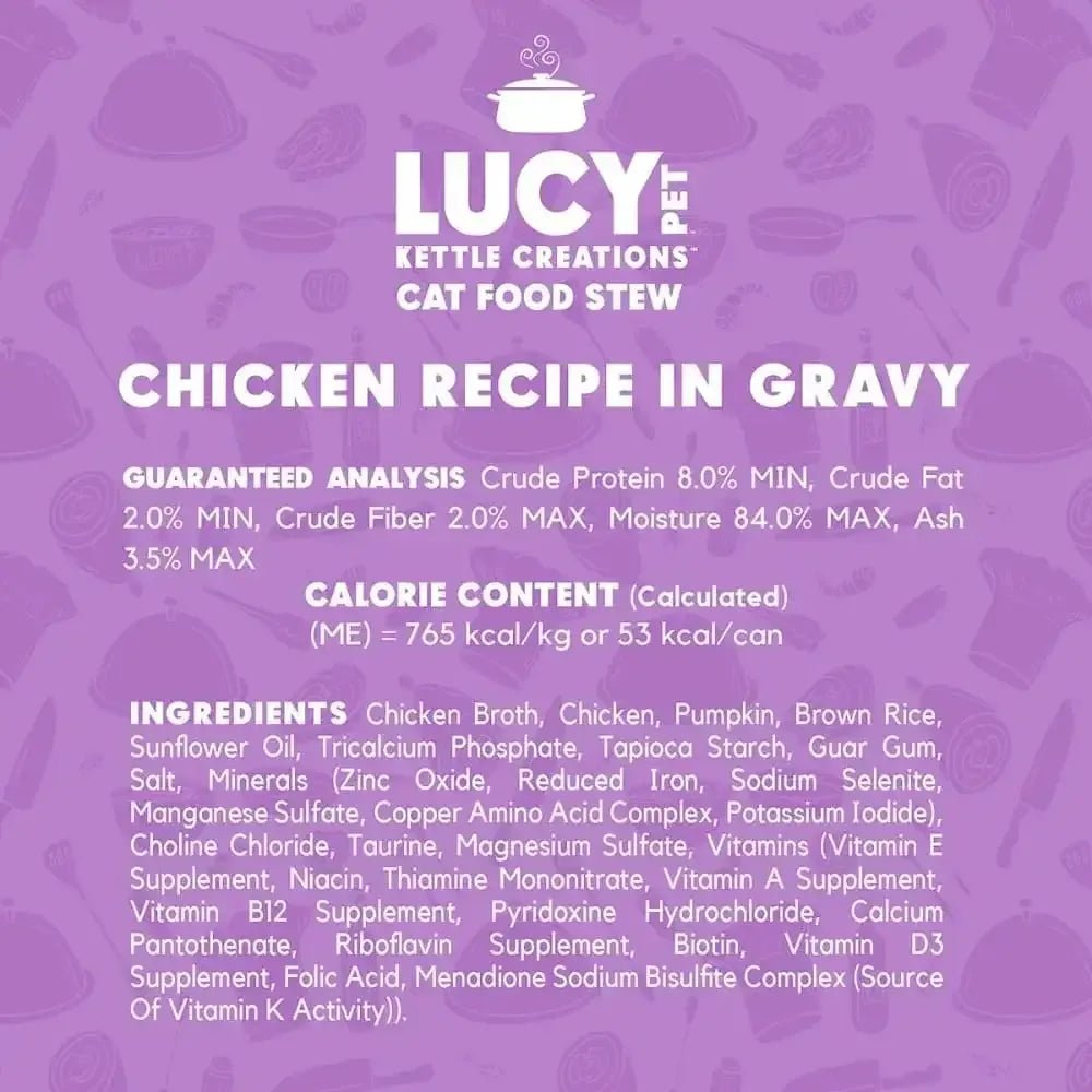 Lucy Pet Products Kettle Creations Adult Wet Cat Food 12ea/2.75 oz - Talis Us