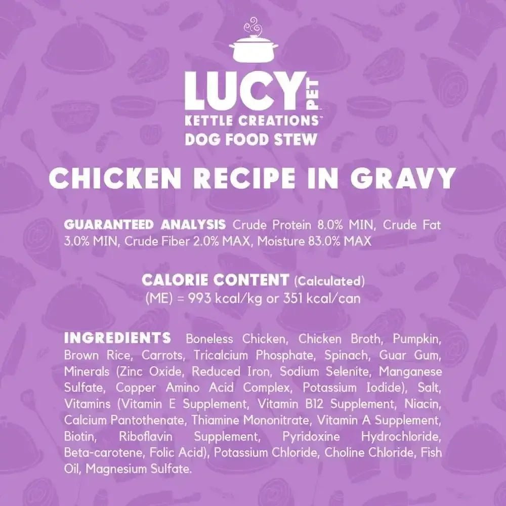 Lucy Pet Products Kettle Creations Recipe in Gravy Wet Dog Food 12ea/12.5 oz - Talis Us
