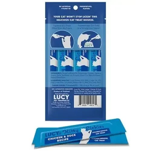 Lucy Pet Products Kitty Lickies Mousse Cat Treat - Talis Us