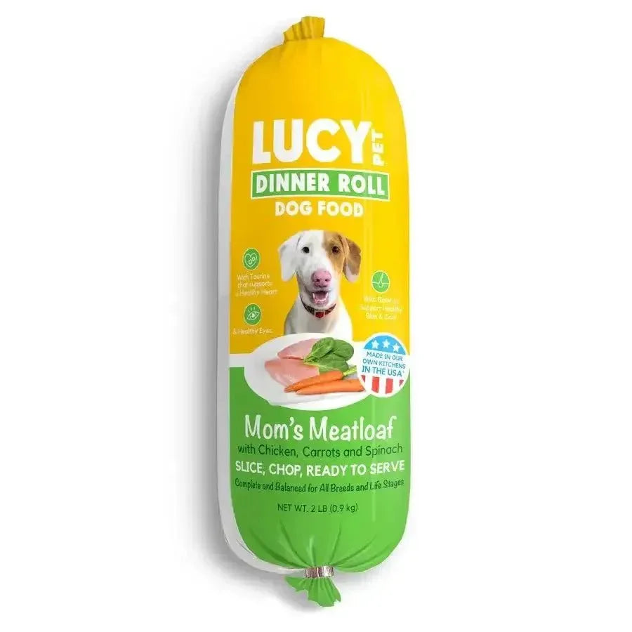 Lucy Pet Products Mom's Meatloaf Dinner Roll 2 lb - Talis Us
