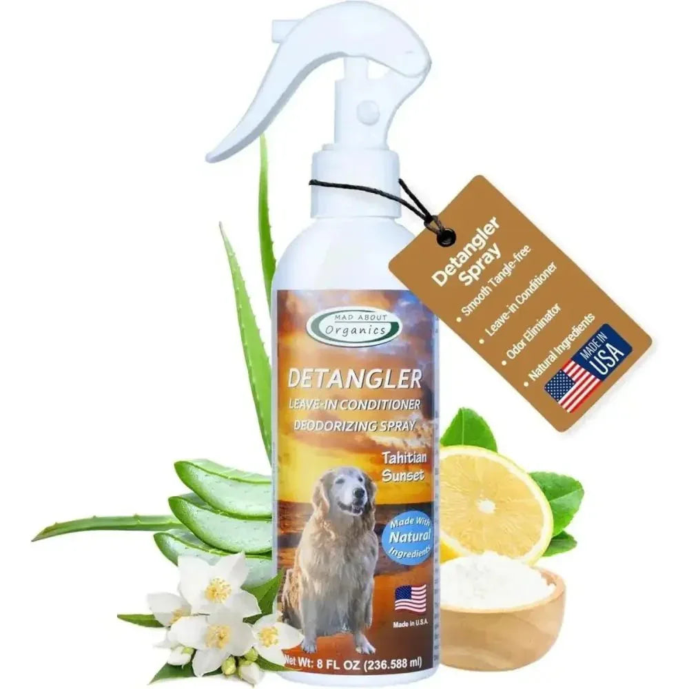 Mad About Organics Detangler Spray - Knot - Free Coats Made Easy 8oz - Talis Us