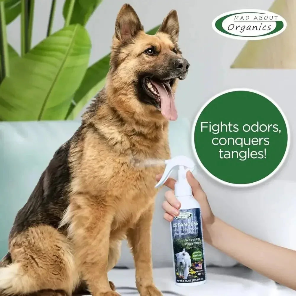 Mad About Organics Detangler Spray - Knot - Free Coats Made Easy 8oz - Talis Us