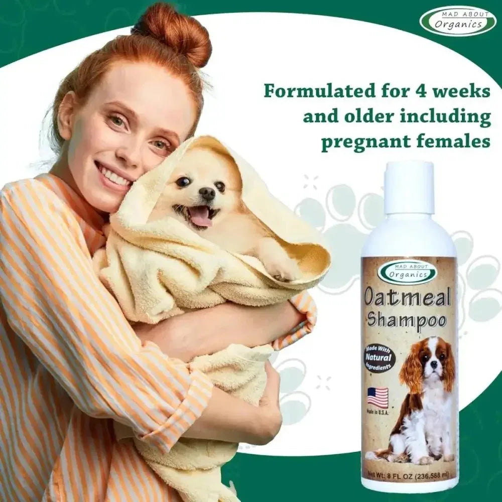 Mad About Organics Oatmeal Dog Shampoo for Itchy Skin - Talis Us