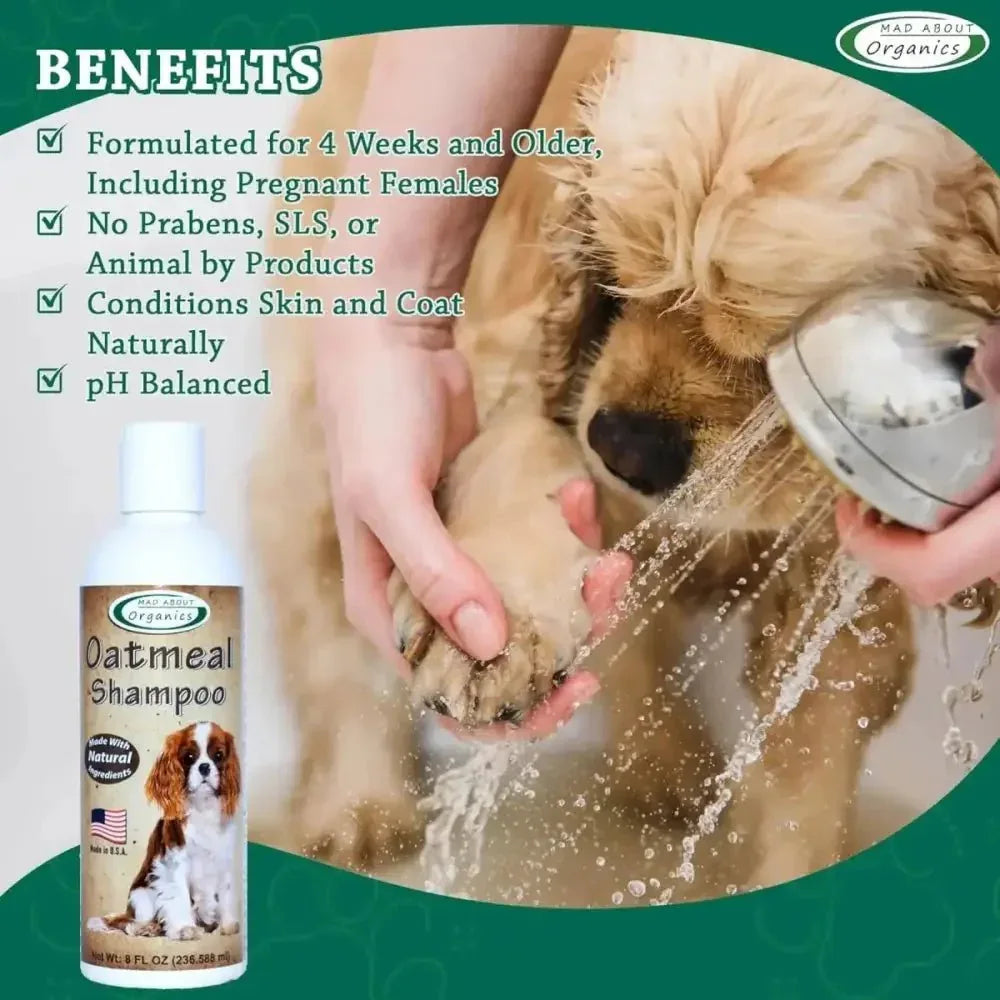 Mad About Organics Oatmeal Dog Shampoo for Itchy Skin - Talis Us
