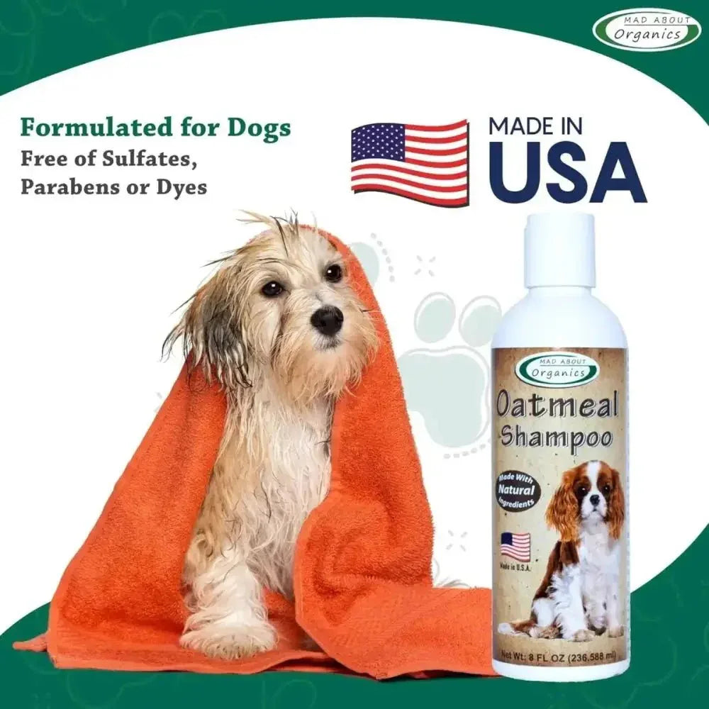Mad About Organics Oatmeal Dog Shampoo for Itchy Skin - Talis Us