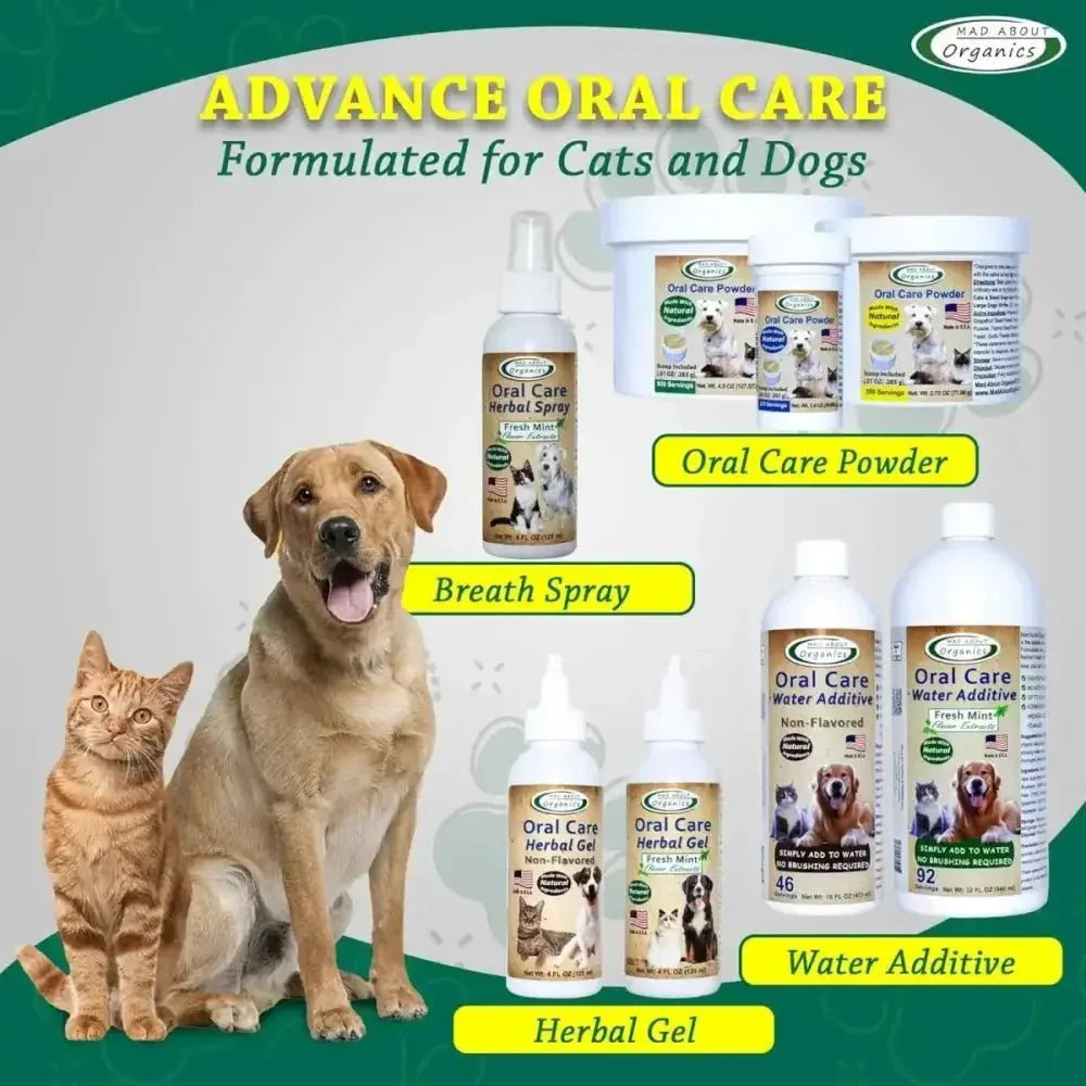 Mad About Organics Oral Care Spray - Fresh Mint Formula - Talis Us