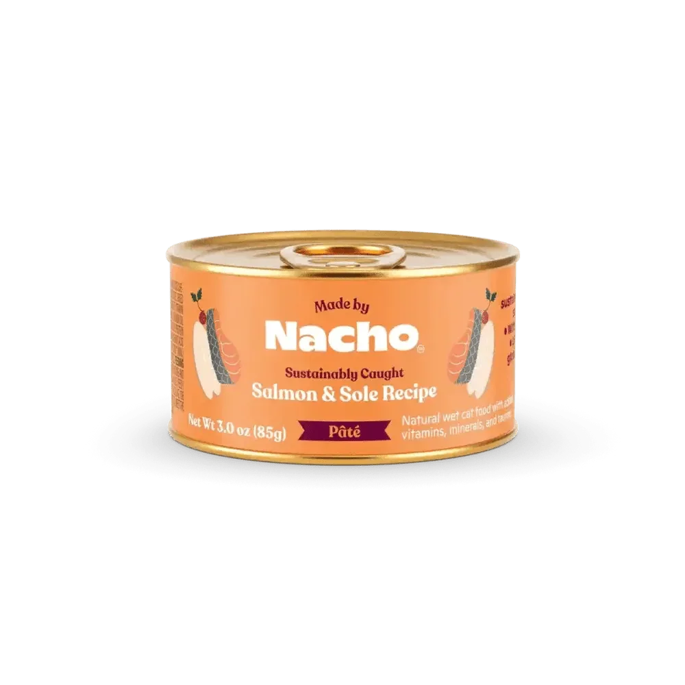 Made by Nacho Sustainably Caught Salmon & Sole Recipe Grain - Free Pate Wet Cat Food - Talis Us