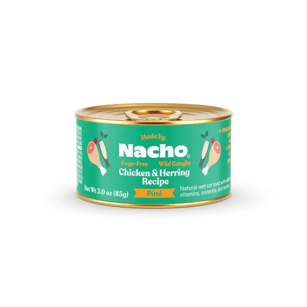 Made by Nacho Wild - Caught Chicken & Herring Recipe Grain - Free Pate Wet Cat Food - Talis Us