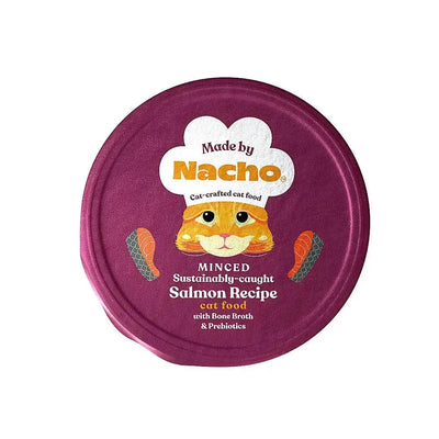 Made By Nacho Minced Sustainably Caught with Bone Broth & Prebiotics Wet Cat Food 10 / 2.5 oz - Talis Us