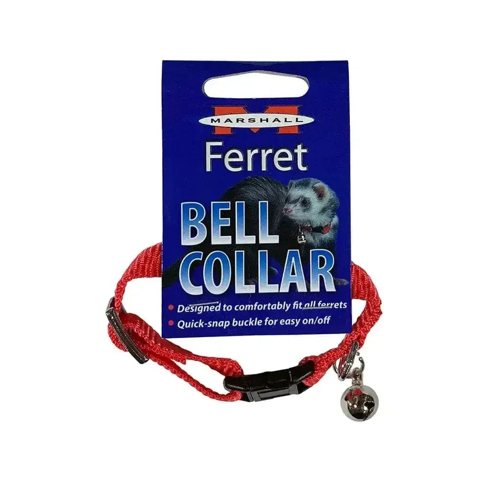 Marshall® Bell Collar for Ferret Red - Talis Us