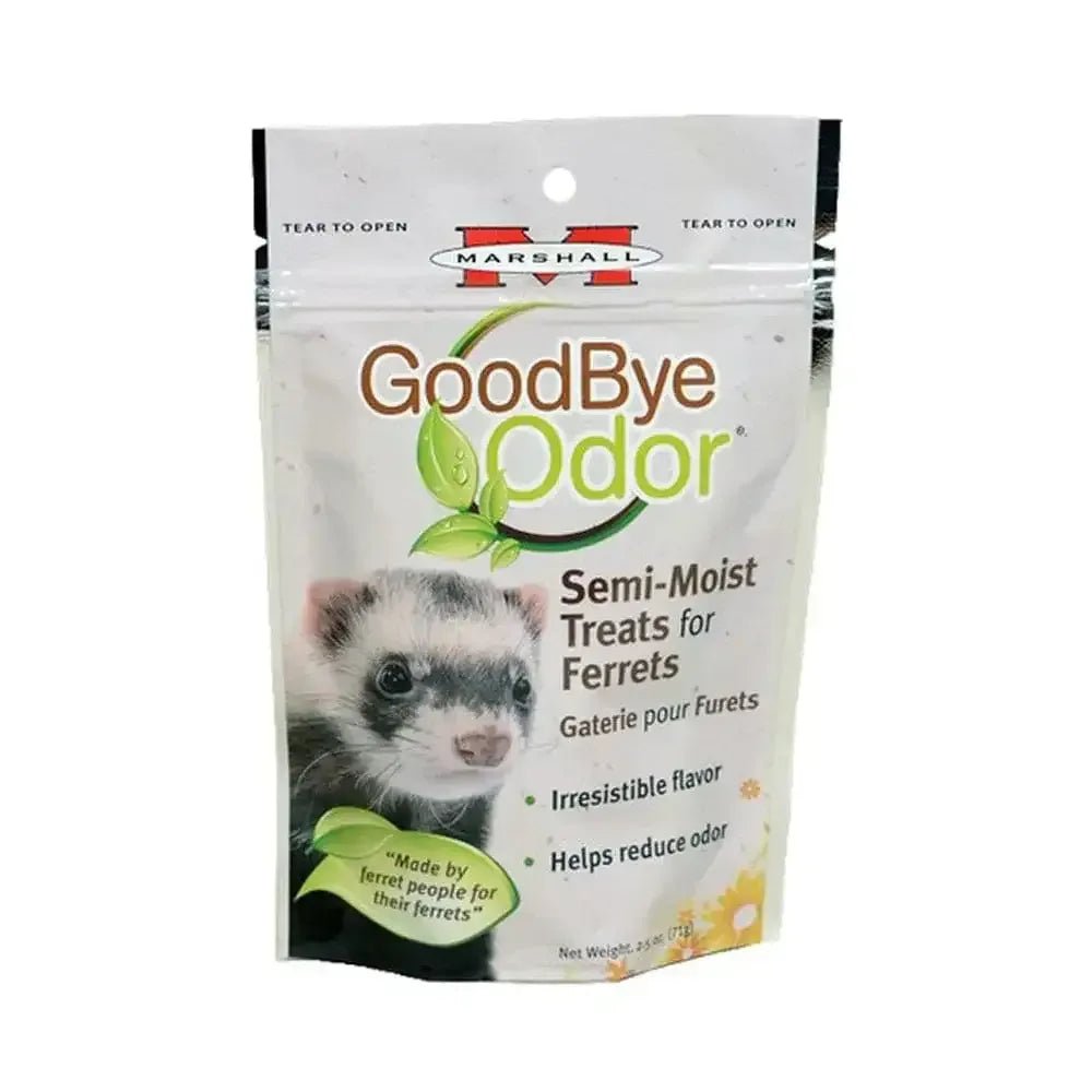 Marshall® GoodBye Odor™ Semi - Moist Treats for Ferret 25 Oz - Talis Us
