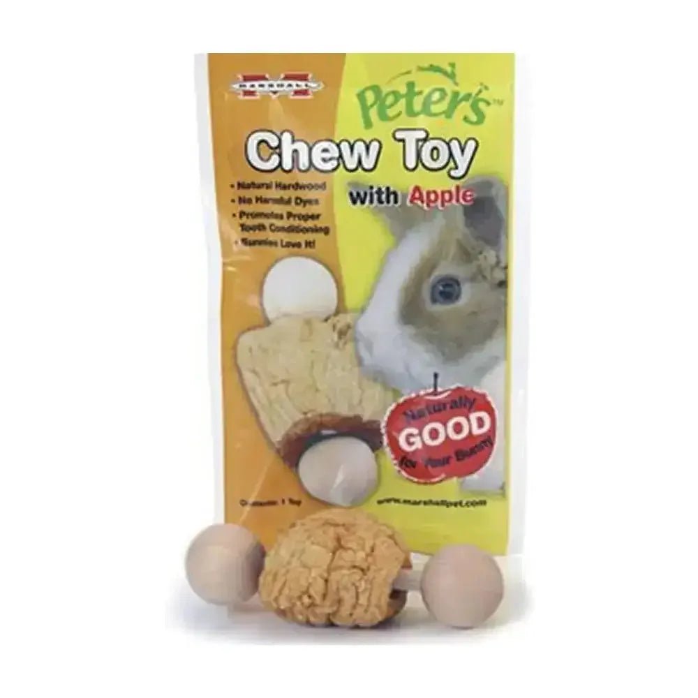 Marshall® Peter™ Chews Toys with Apple for Rabbit - Talis Us