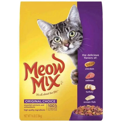 Meow-Mix Original Choice Dry Cat Food Chicken, Turkey, Salmon & Ocean Fish Meow-Mix