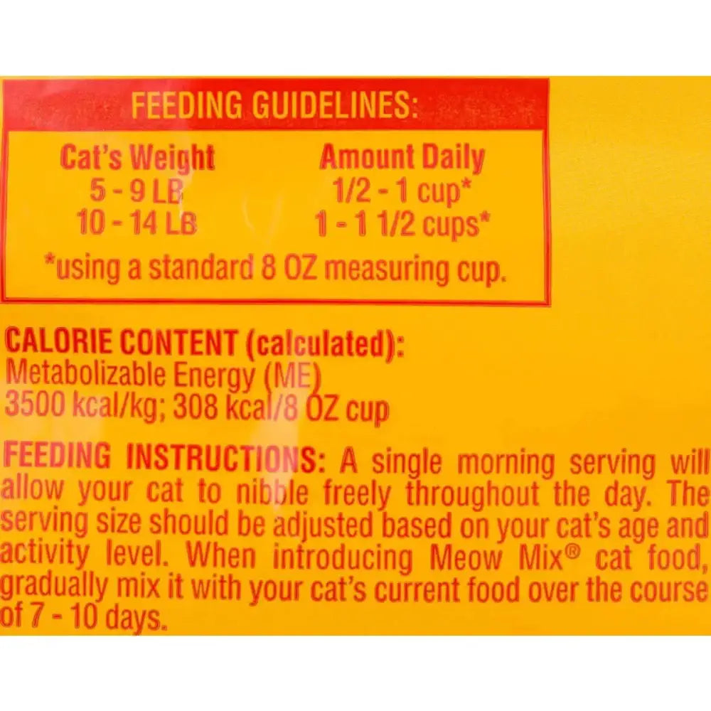 Meow-Mix Original Choice Dry Cat Food Chicken, Turkey, Salmon & Ocean Fish Meow-Mix