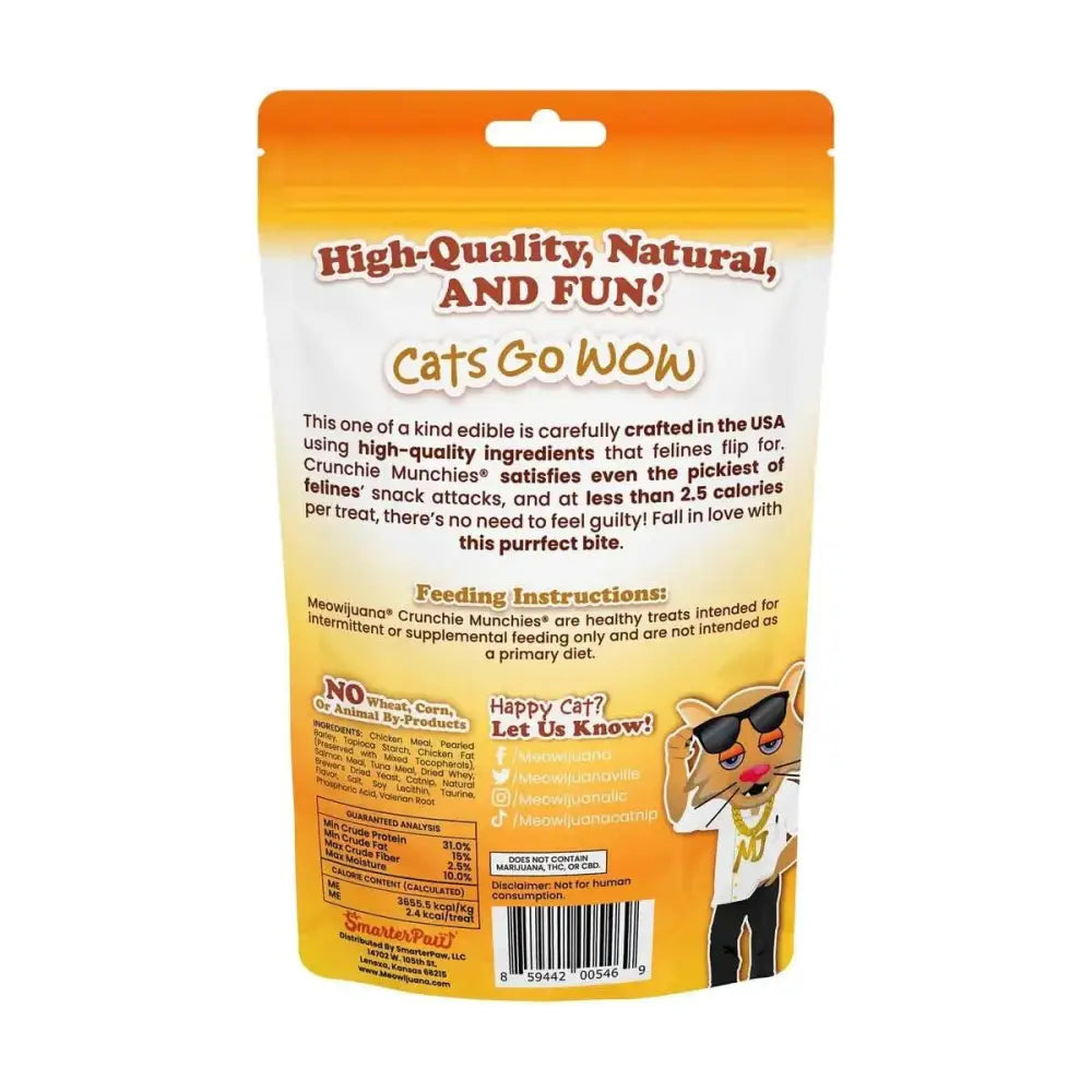 Meowijuana Crunchie Munchie Chicken Cat Treats 3 Oz Meowijuana®