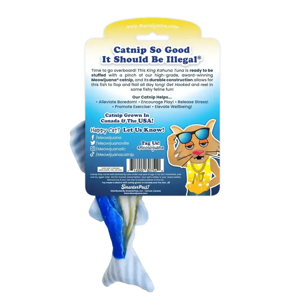 Meowijuana Get Hooked Kahuna Tuna Cat Toy - Talis Us