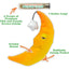 Meowijuana Get Hung Moon & Stars Cat Toy - Talis Us