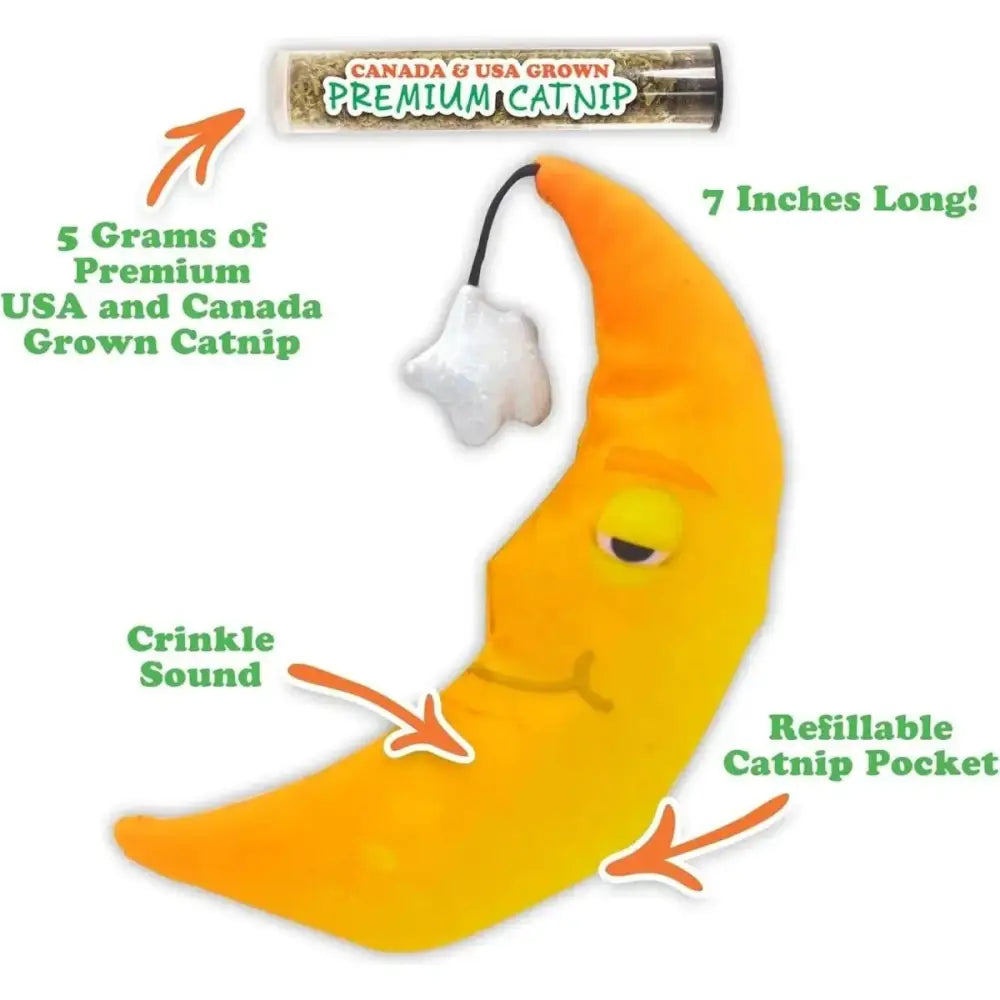 Meowijuana Get Hung Moon & Stars Cat Toy - Talis Us