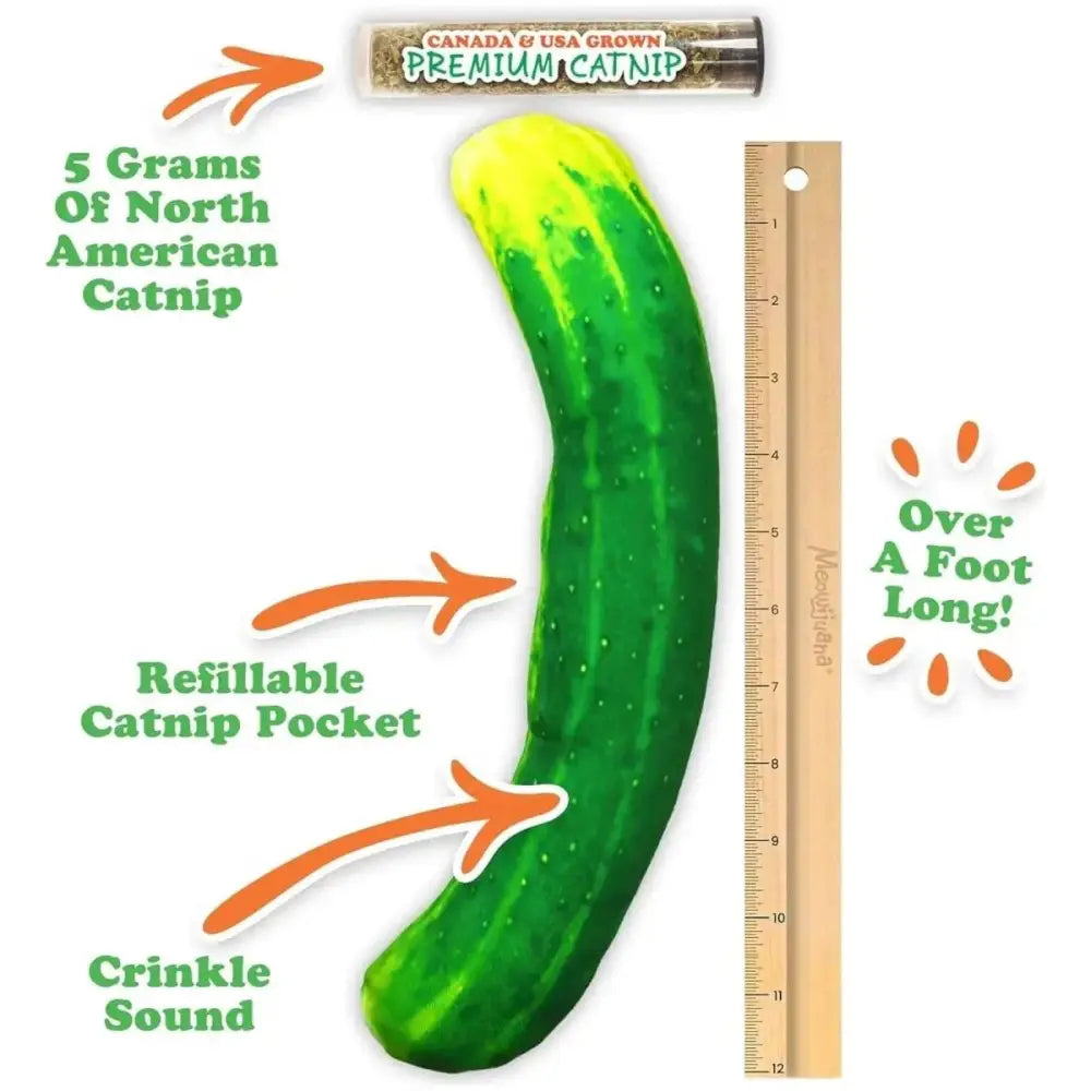 Meowijuana Get Kickin Spicy Pickle Kicker Cat Toy - Talis Us