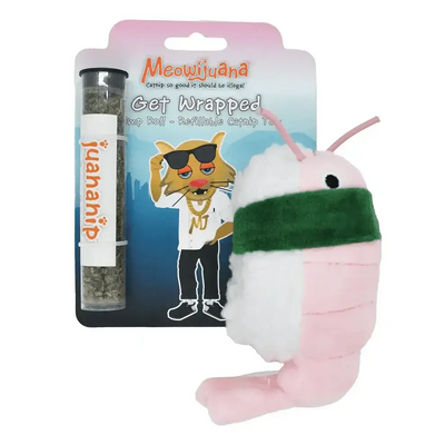 Meowijuana Get Wrapped Sushi Roll Cat Toy - Talis Us