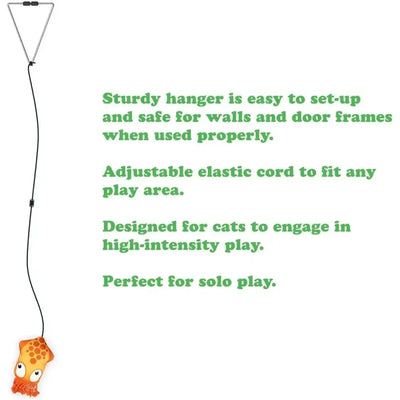 Meowijuana Jump 'n' Jamb Deep Sea Squid Cat Toy - Talis Us