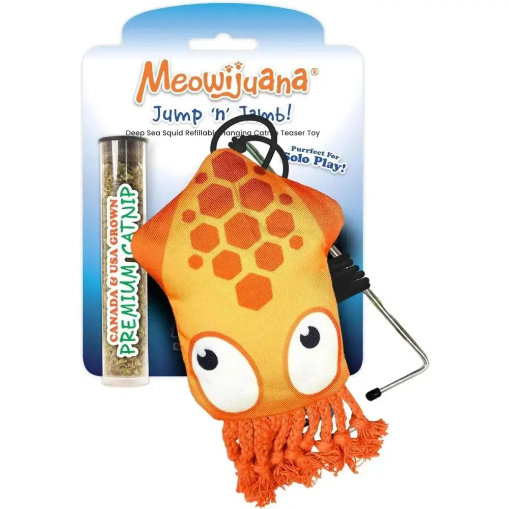 Meowijuana Jump 'n' Jamb Deep Sea Squid Cat Toy - Talis Us