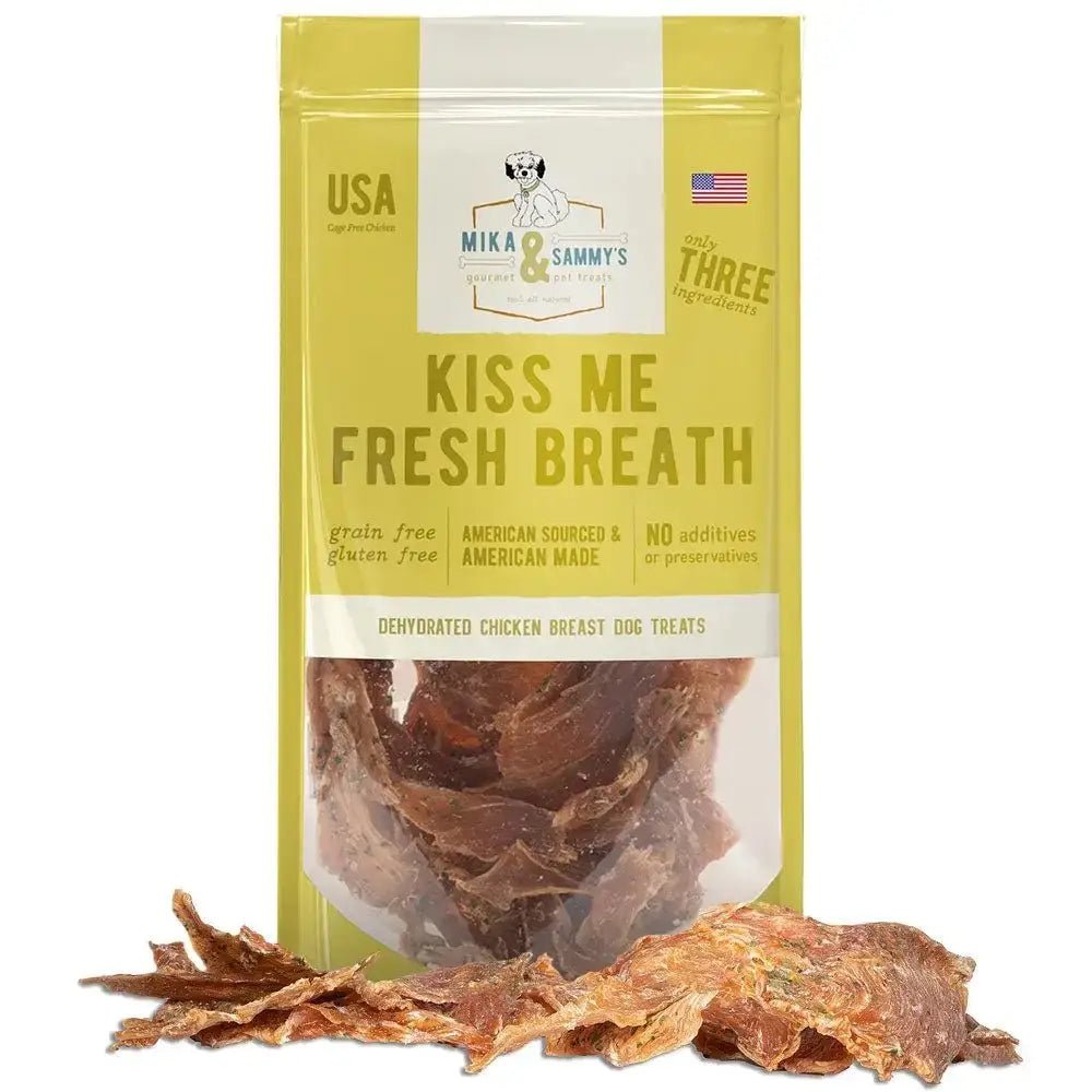 Mika & Sammy’s Kiss Me Fresh Breath Dehydrated Dog Treats 5oz - Talis Us