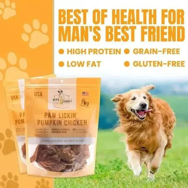 Mika & Sammy’s Paw Lickin’ Pumpkin Chicken Dehydrated Dog Treats 5oz - Talis Us