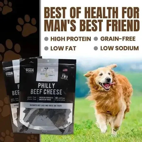 Mika & Sammy’s Philly Beef Cheese Dehydrated Dog Treats 5oz - Talis Us