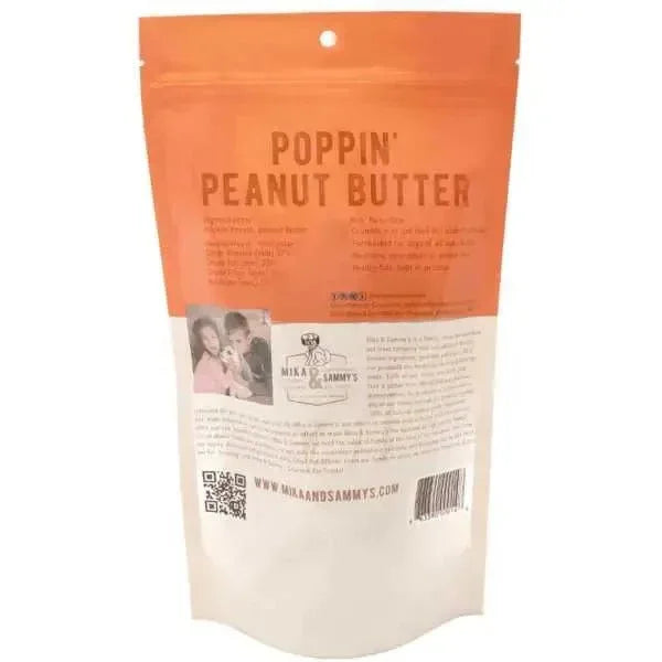 Mika & Sammy’s Poppin’ Peanut Butter Dehydrated Dog Treats 5oz - Talis Us