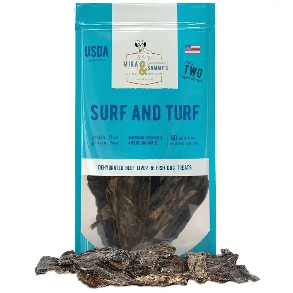 Mika & Sammy’s Surf and Turf Dehydrated Dog Treats 5oz - Talis Us