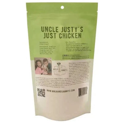 Mika & Sammy’s Uncle Justy’s Just Chicken Dehydrated Dog Treats 5oz - Talis Us