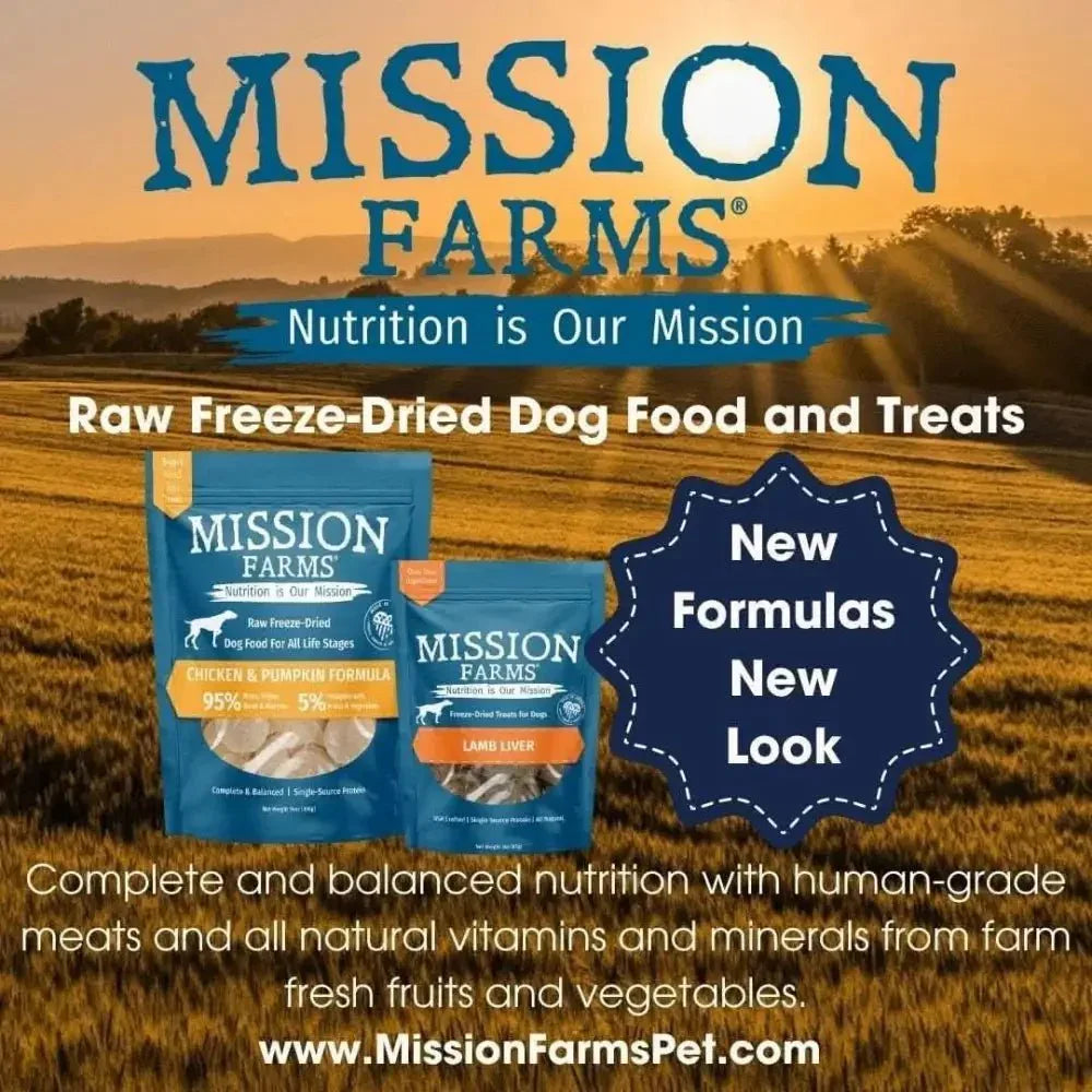 Mission Farms Bison Liver Freeze - Dried Dog Treats 3oz - Talis Us