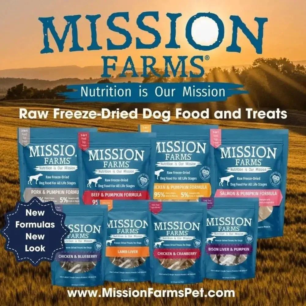 Mission Farms Bison Liver Freeze - Dried Dog Treats 3oz - Talis Us