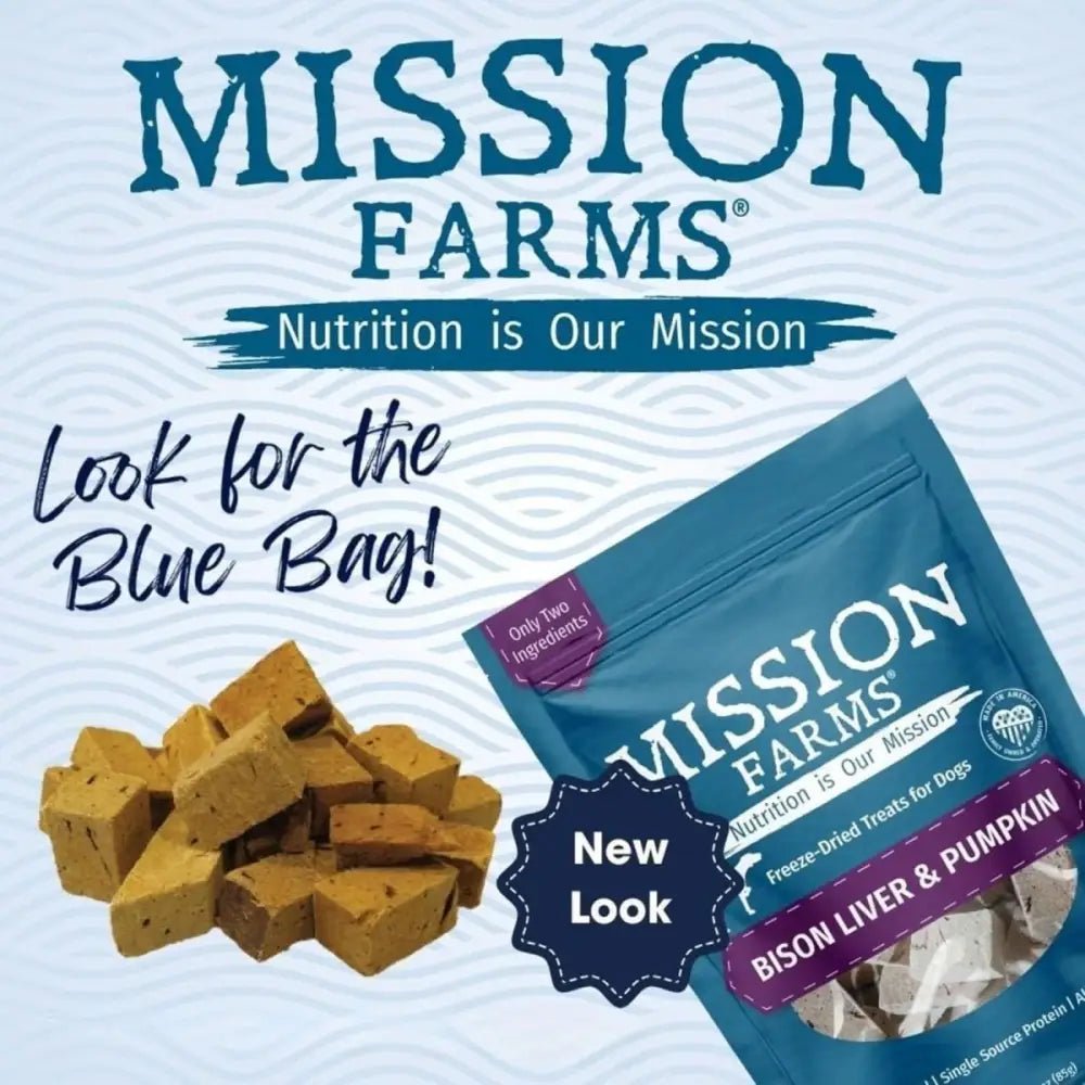 Mission Farms Chicken & Blueberry Freeze - Dired Dog Treats 3oz - Talis Us