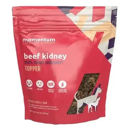 Momentum Carnivore Nutrition Freeze Dried Raw Beef Kidney Topper - Talis Us