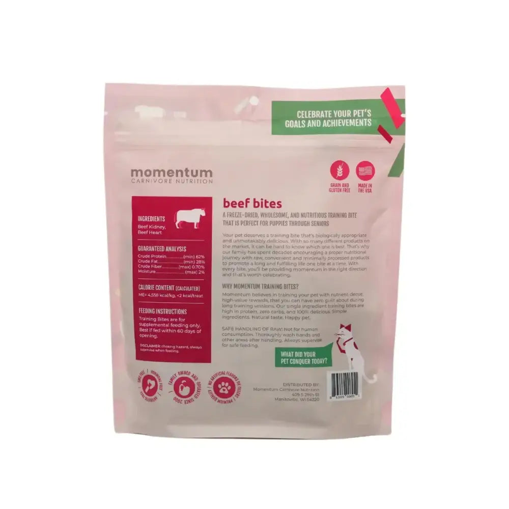 Momentum Carnivore Nutrition Freeze - Dried Training Bites for Dogs 2.5oz - Talis Us
