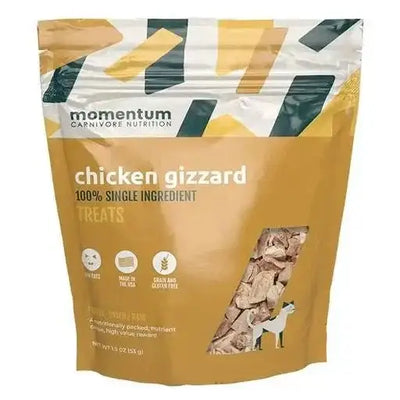 Momentum Chicken Gizzard Freeze Dried Cat Treats 1.9oz - Talis Us