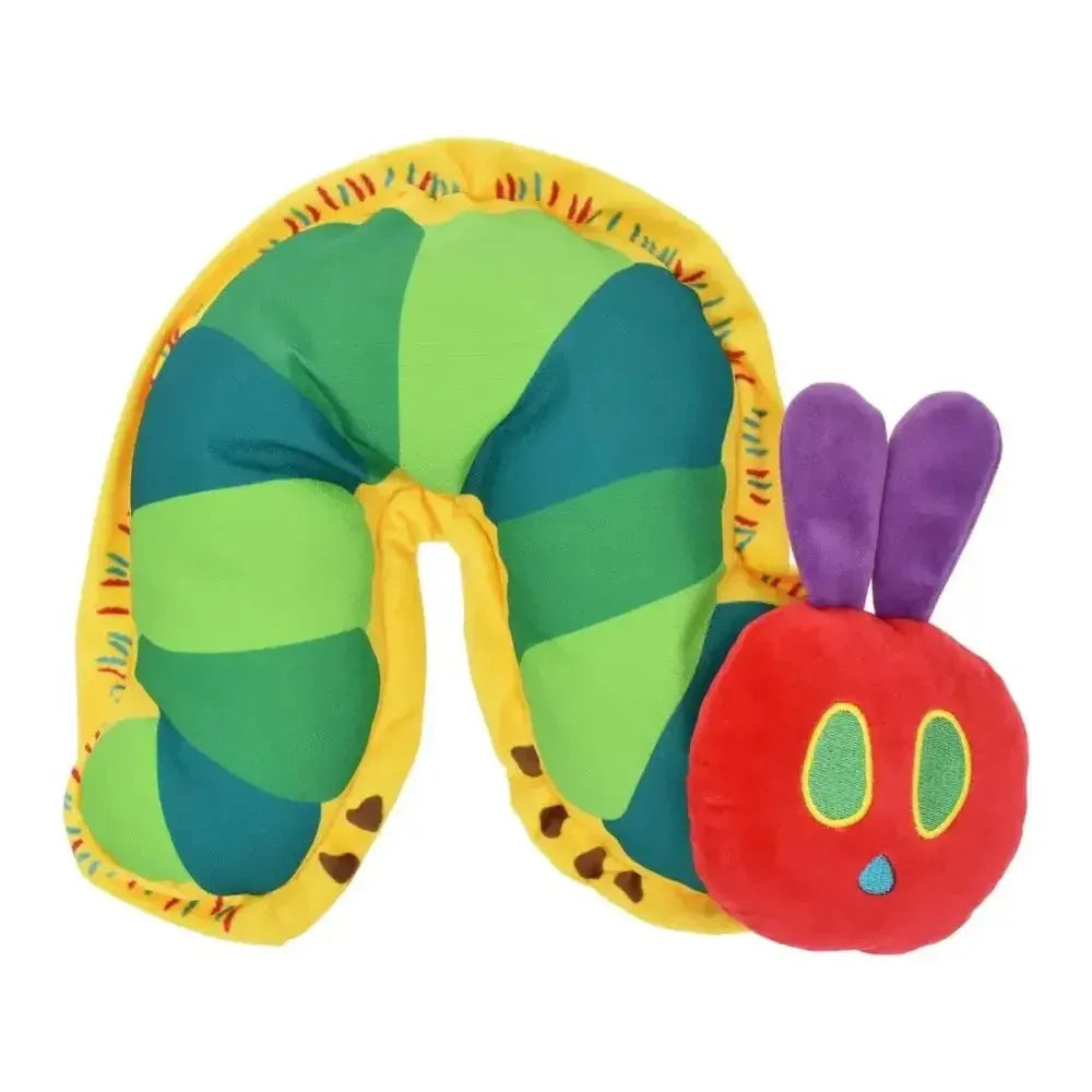 Multipet EC Caterpillar Flattie Plush Dog Toy 7.2" - Talis Us